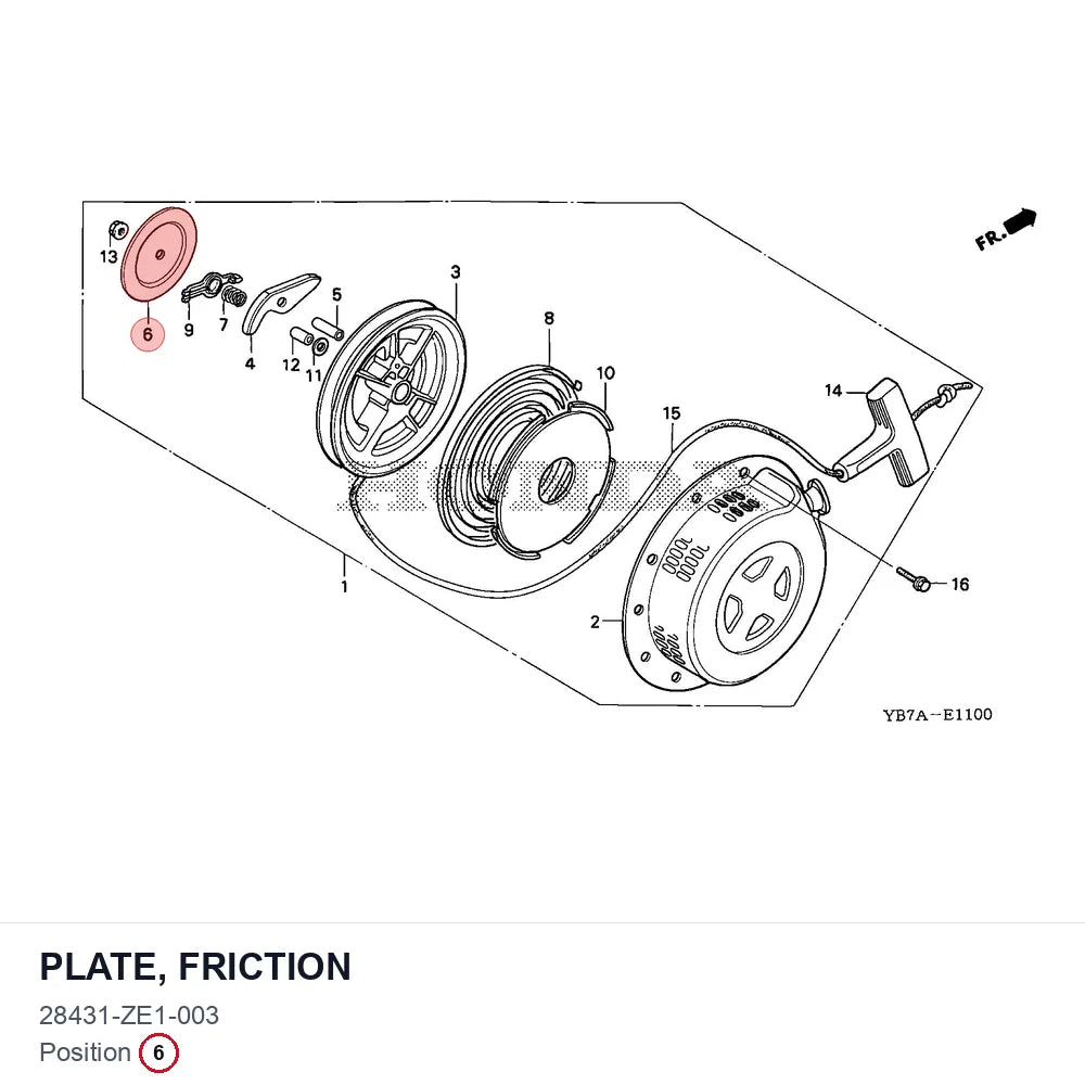 PLATE, FRICTION