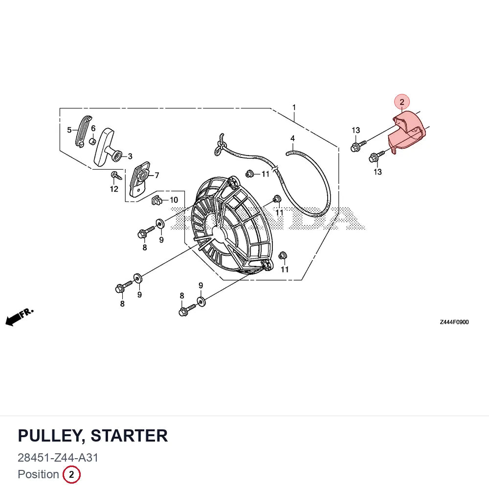 PULLEY, STARTER