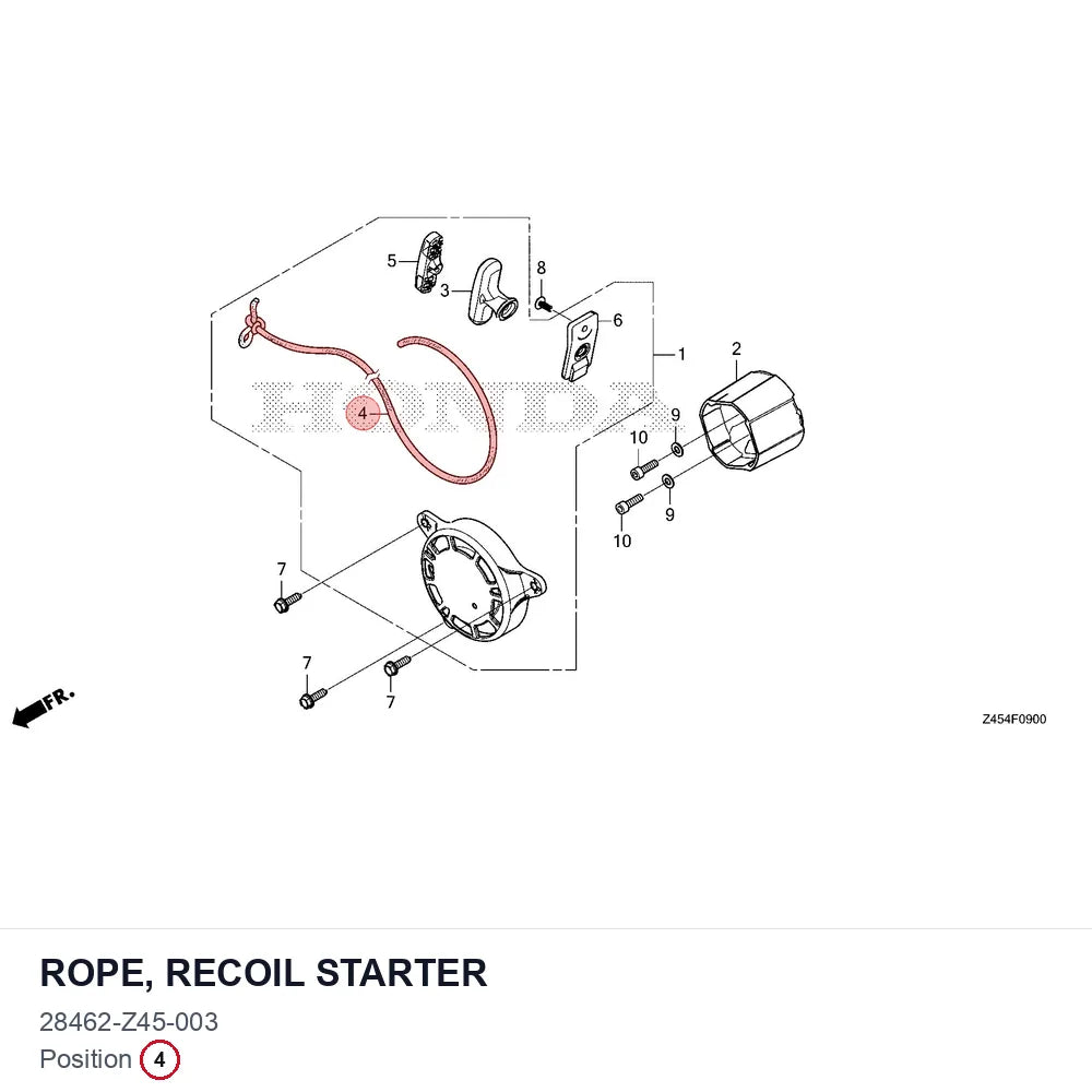 ROPE, RECOIL STARTER