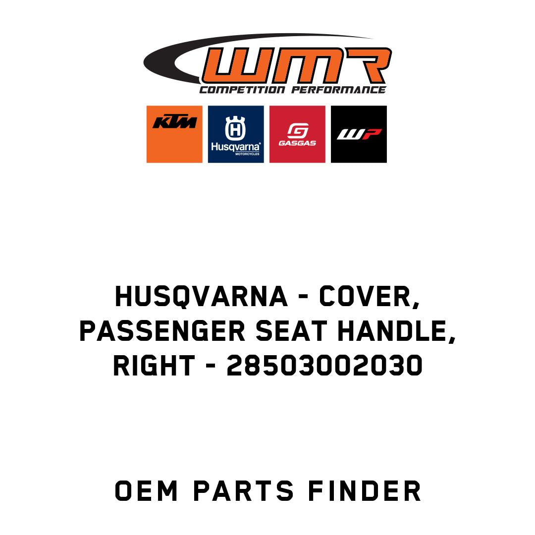cover, passenger seat handle, right