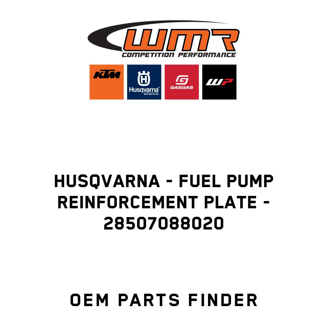 Fuel pump reinforcement plate