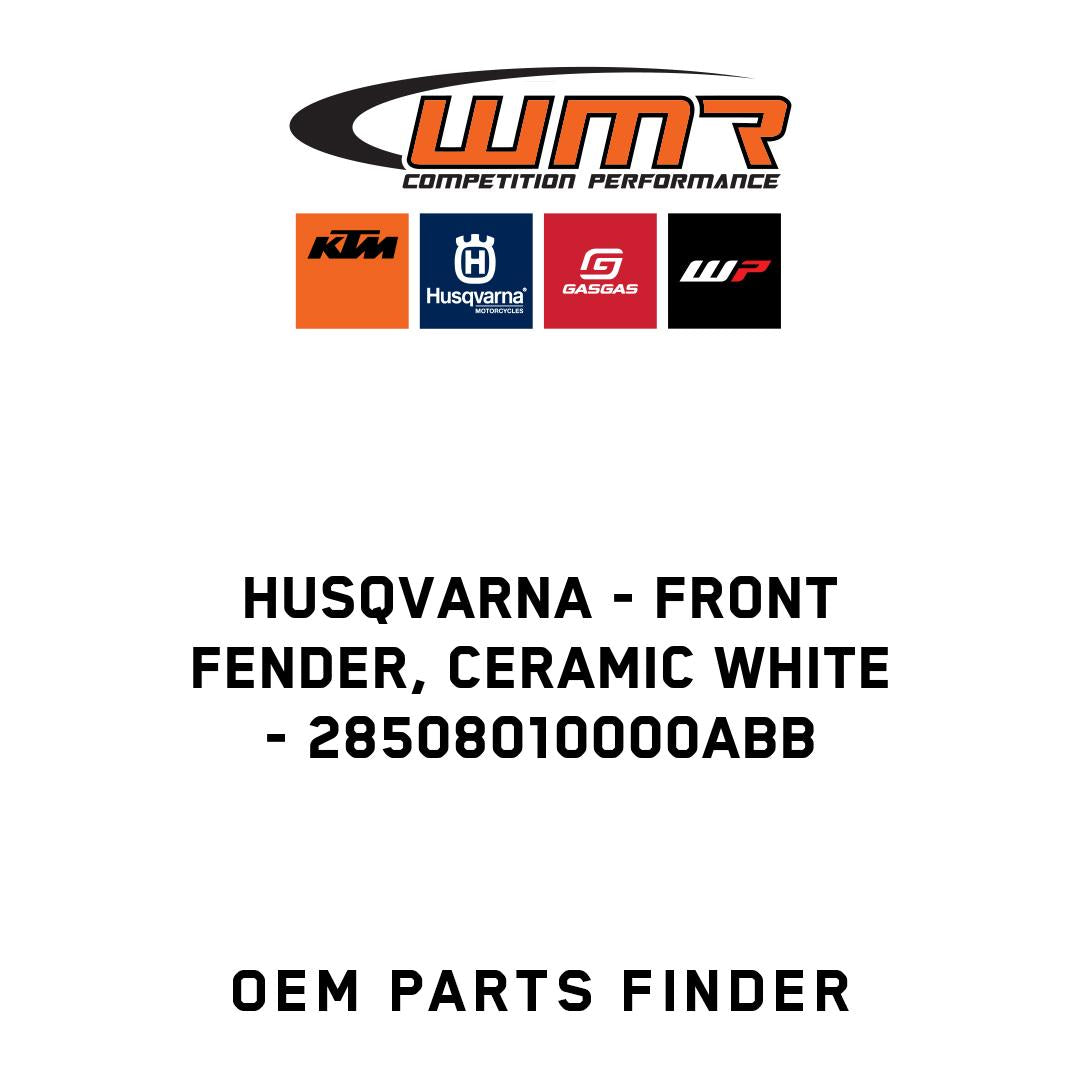 Front fender, ceramic white