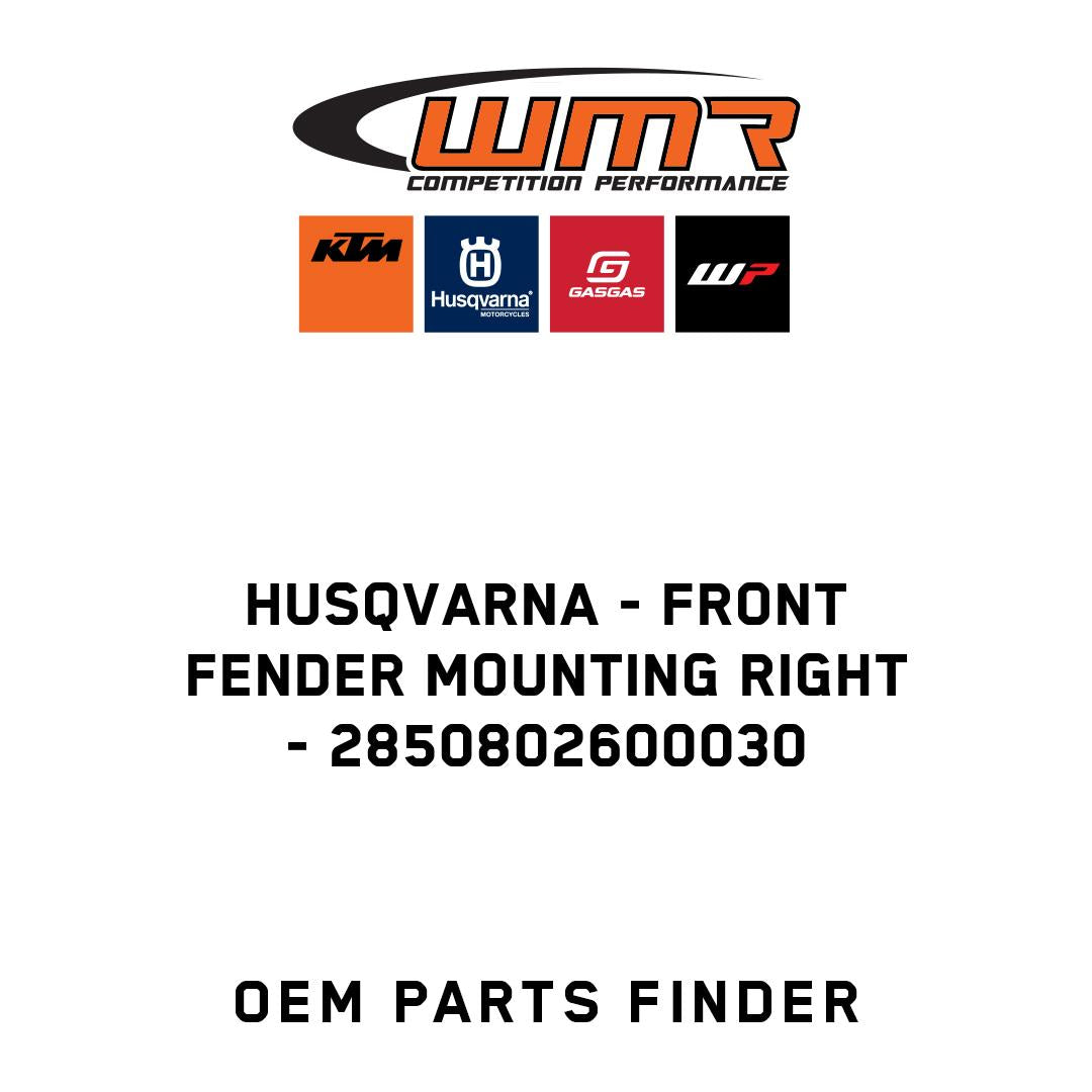 Front fender mounting right