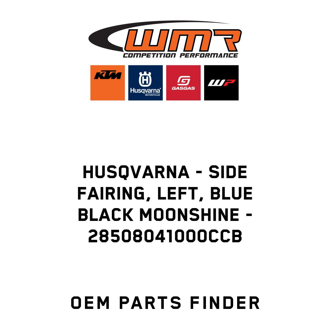 Side fairing, left, blue black moonshine