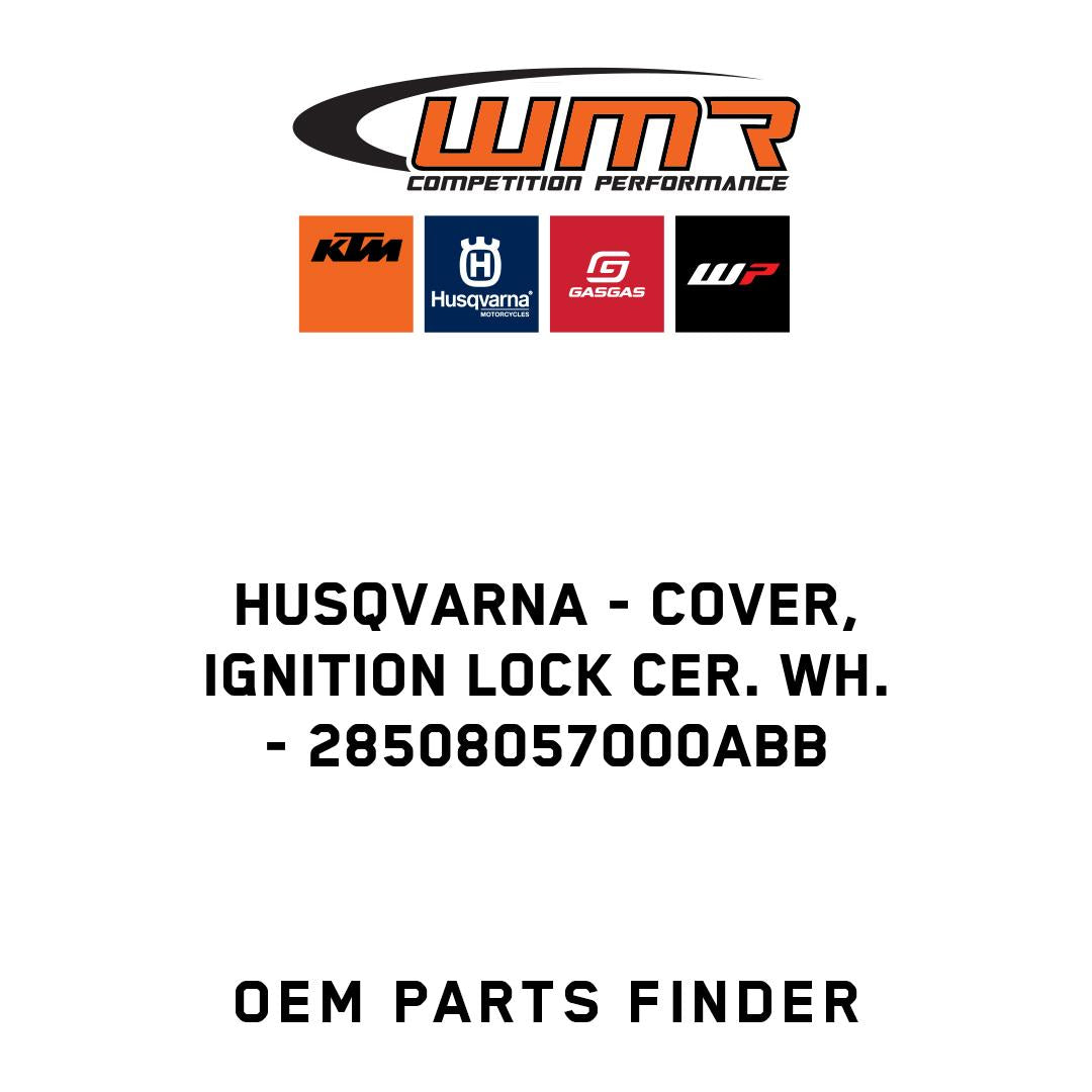 Cover, ignition lock Cer. wh.