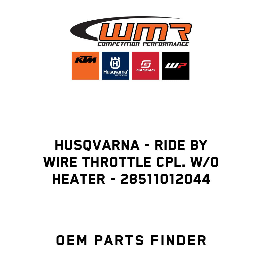 ride by wire throttle cpl. w/o heater