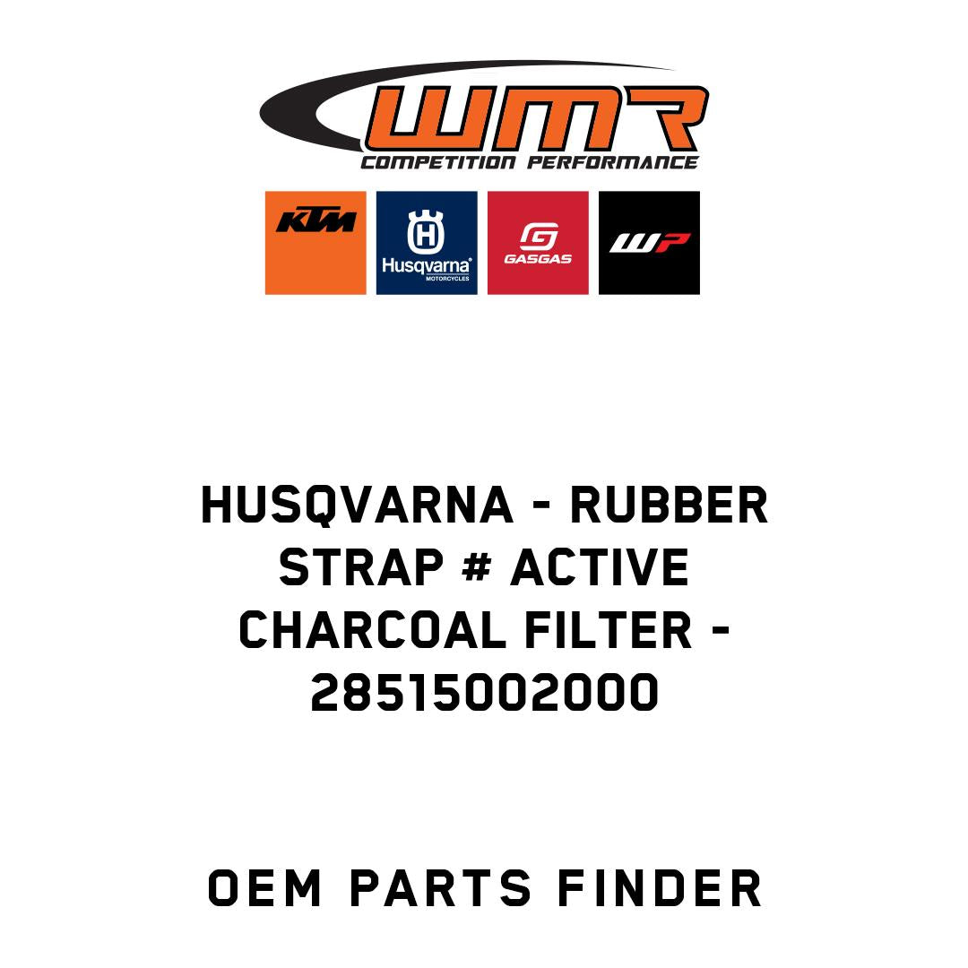 Rubber strap # active charcoal filter
