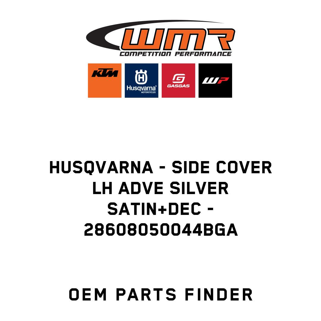 SIDE COVER LH ADVE SILVER SATIN+DEC