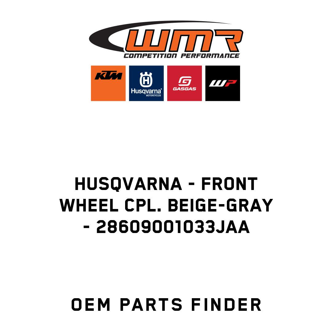 Front wheel cpl. beige-gray