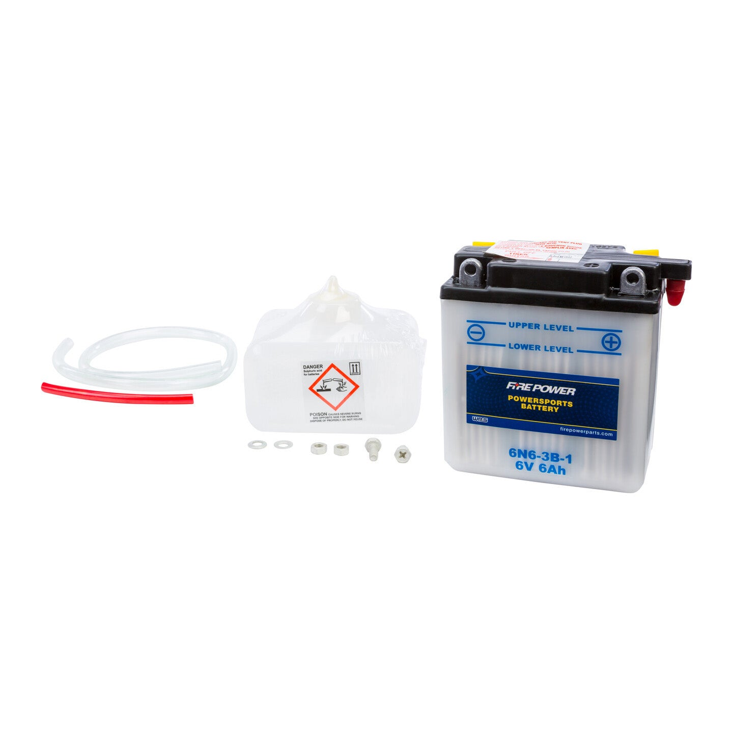 Fire Power 6V Standard Battery with Acid Pack 6N6-3B-1
