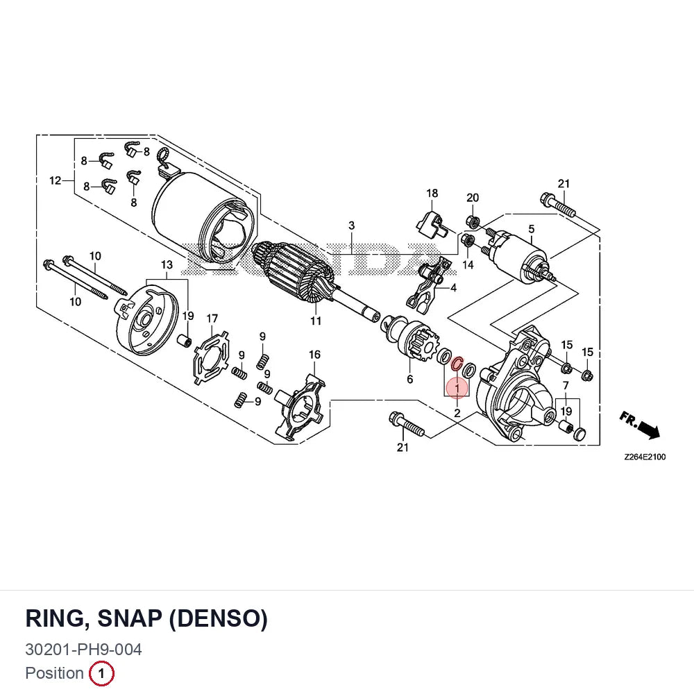 RING, SNAP (DENSO)