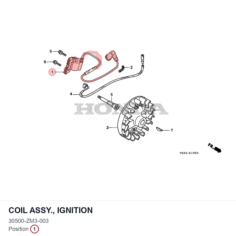 COIL ASSY., IGNITION