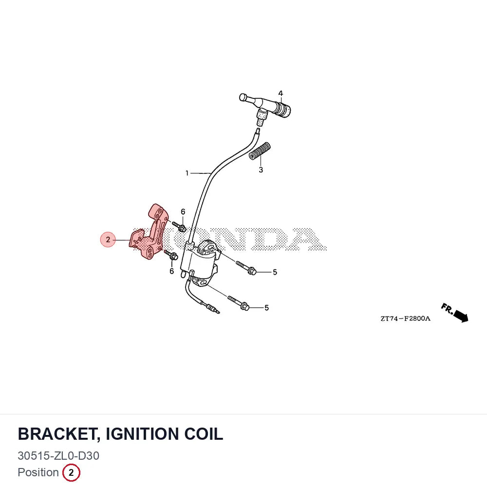 BRACKET, IGNITION COIL