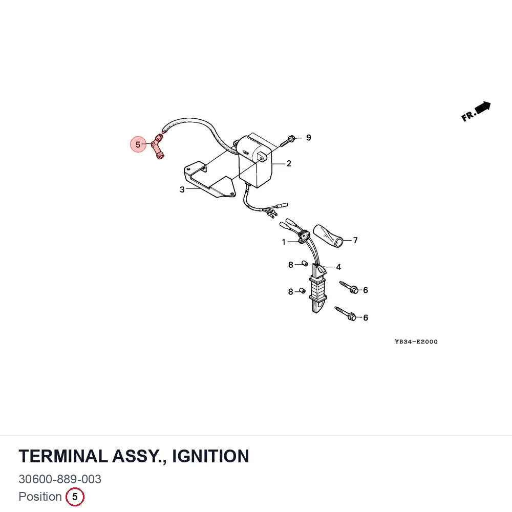 TERMINAL ASSY., IGNITION