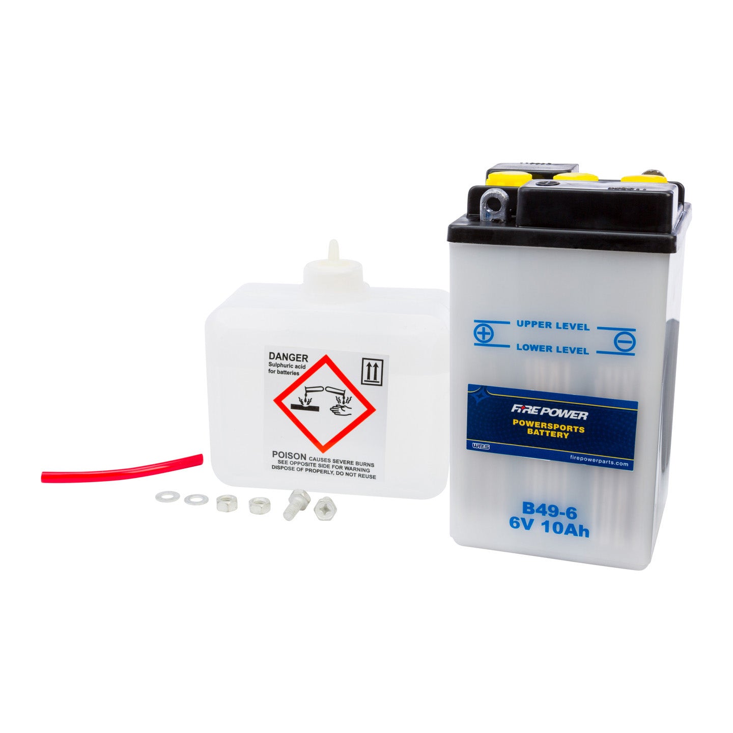 Fire Power 6V Standard Battery with Acid Pack B49-6