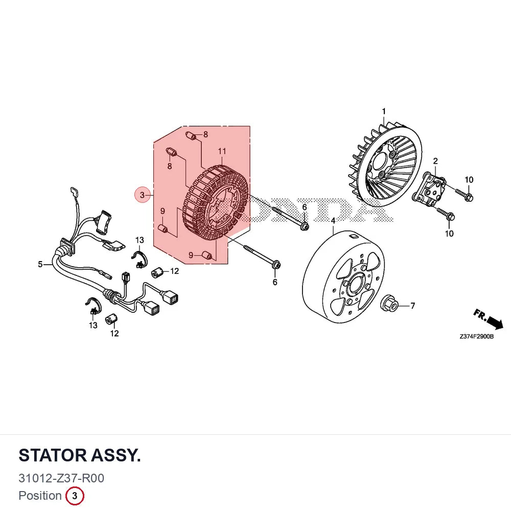 STATOR ASSY.