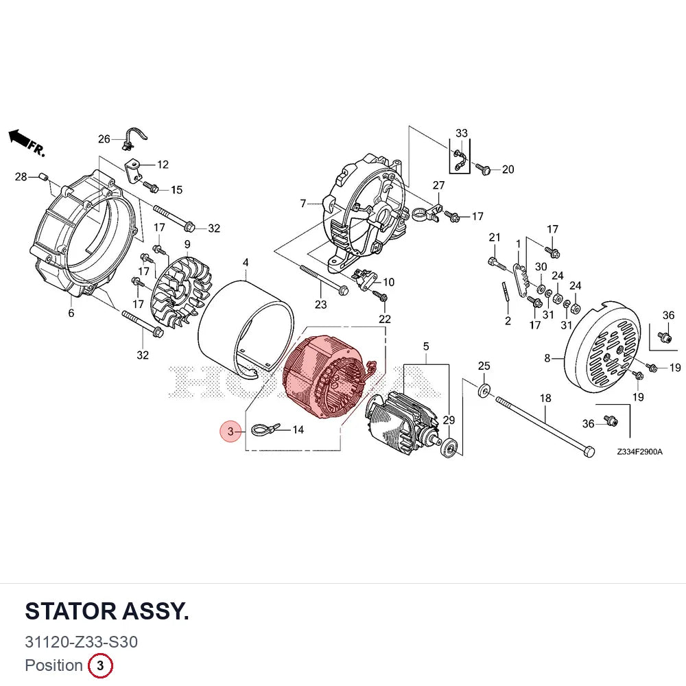STATOR ASSY.
