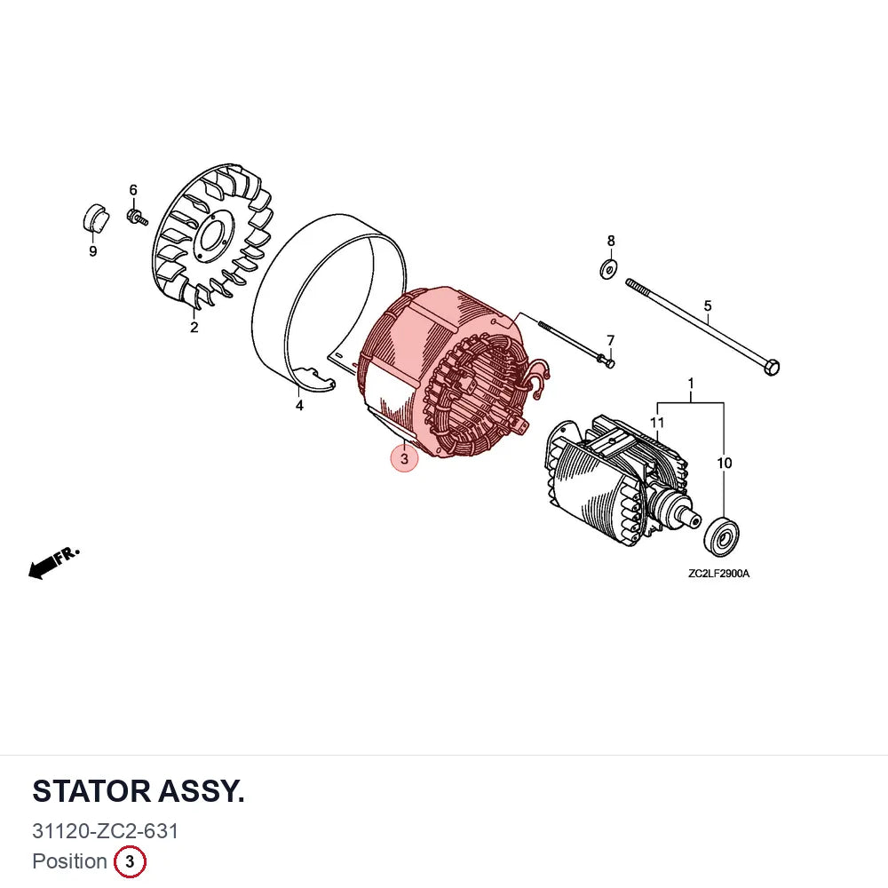 STATOR ASSY.