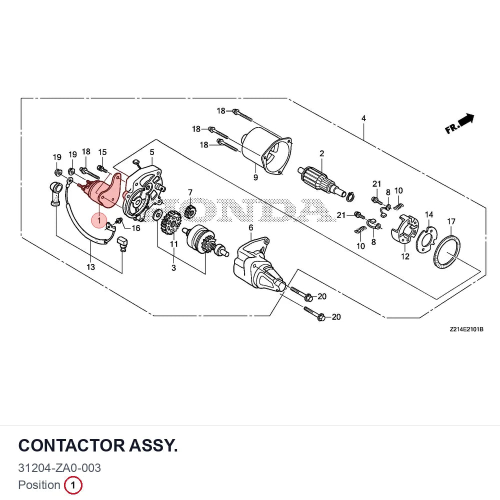 CONTACTOR ASSY.