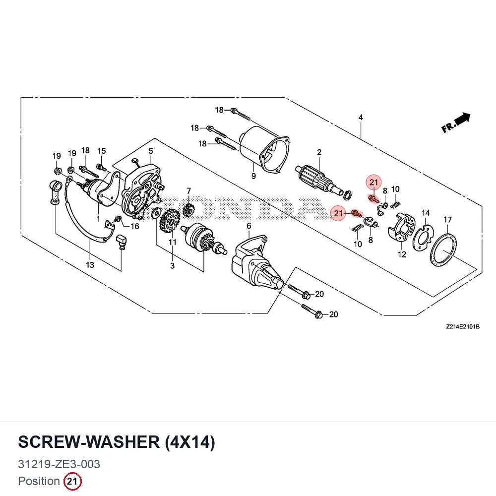 SCREW-WASHER (4X14)
