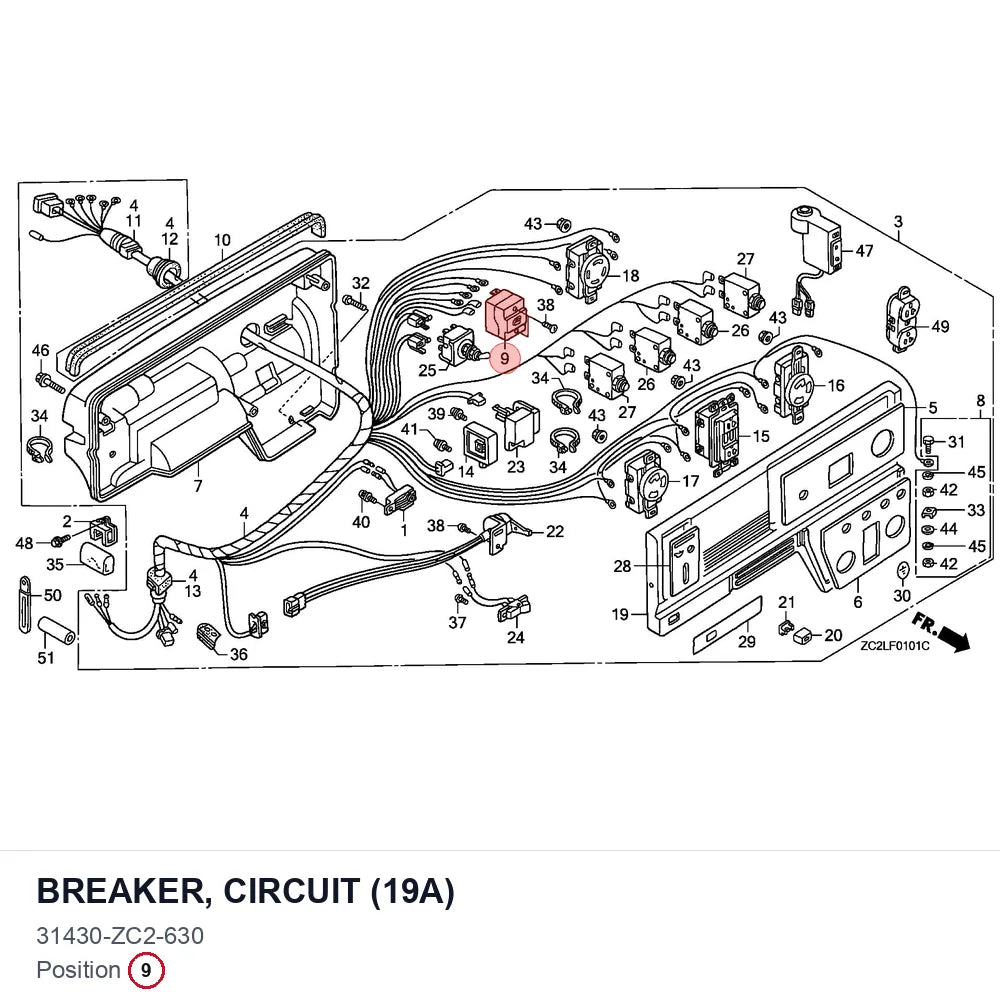 BREAKER, CIRCUIT (19A)