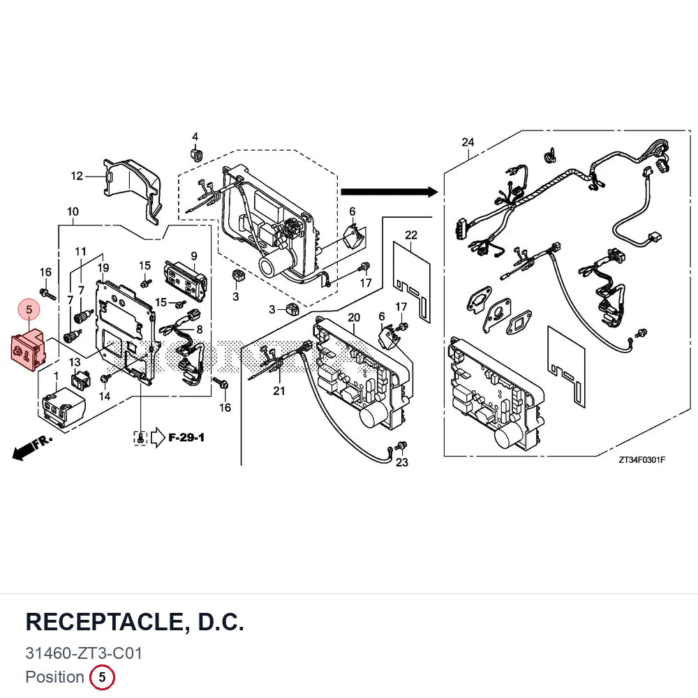RECEPTACLE, D.C.