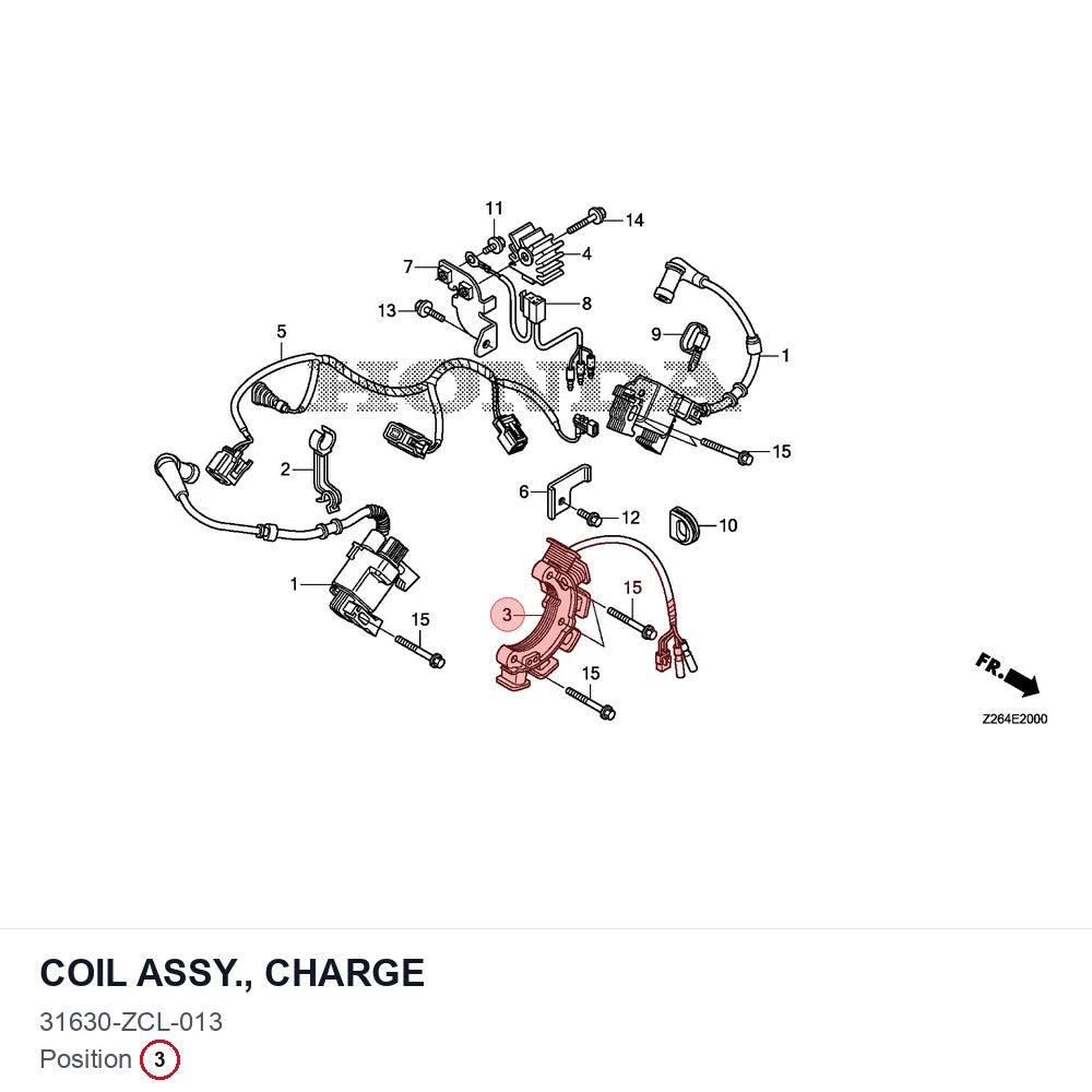 COIL ASSY., CHARGE