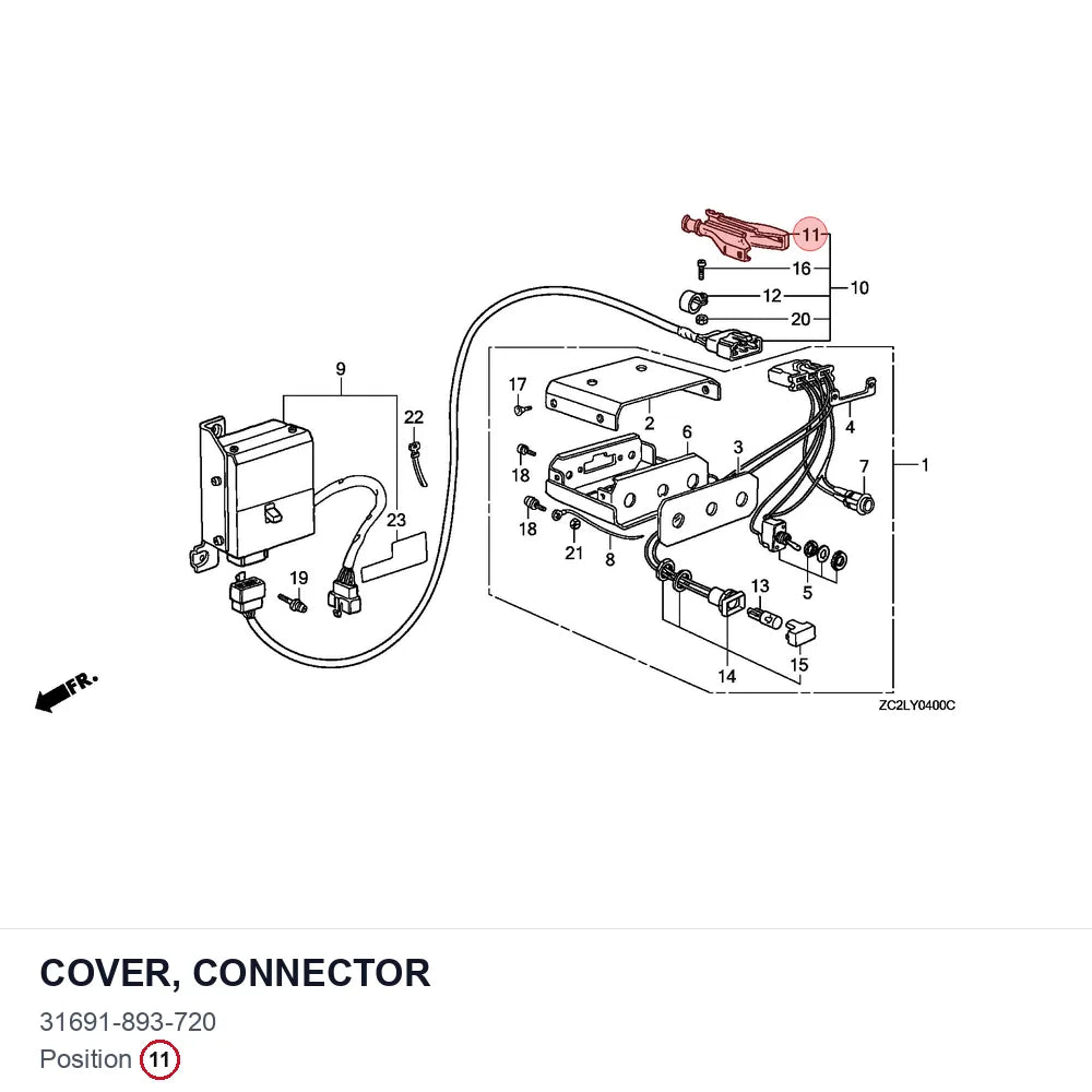 COVER, CONNECTOR