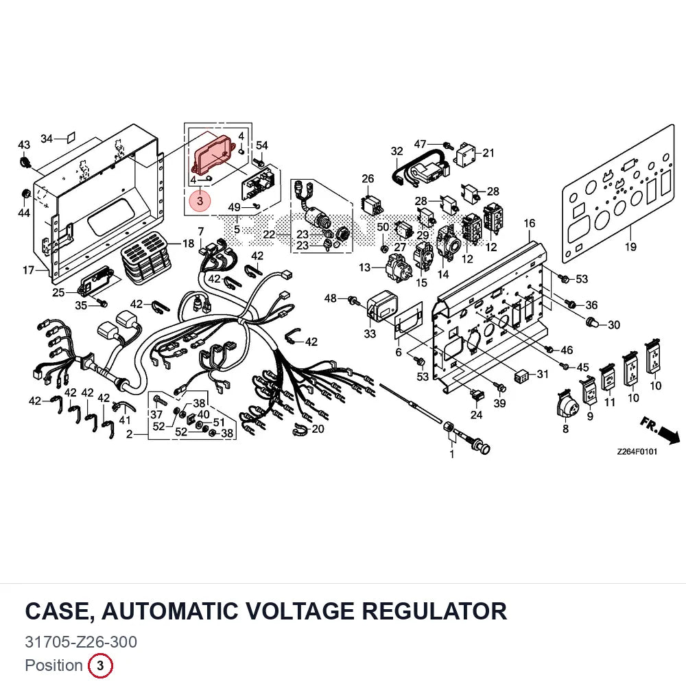 CASE, AUTOMATIC VOLTAGE REGULATOR