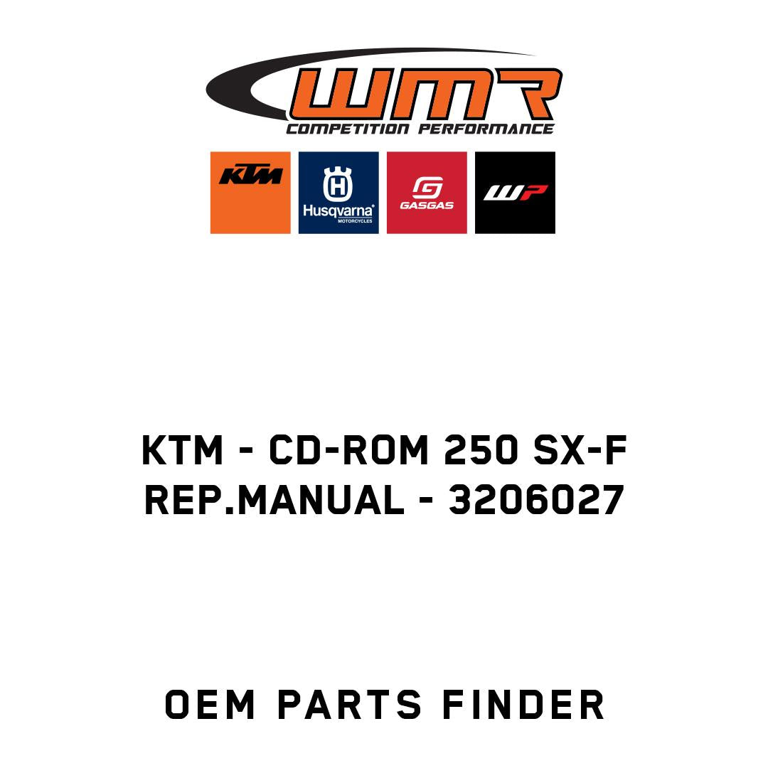 CD-ROM 250 SX-F REP.MANUAL