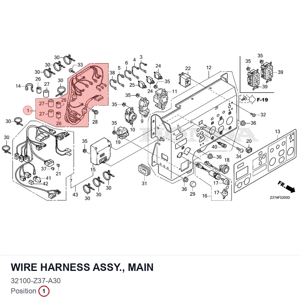 WIRE HARNESS ASSY., MAIN