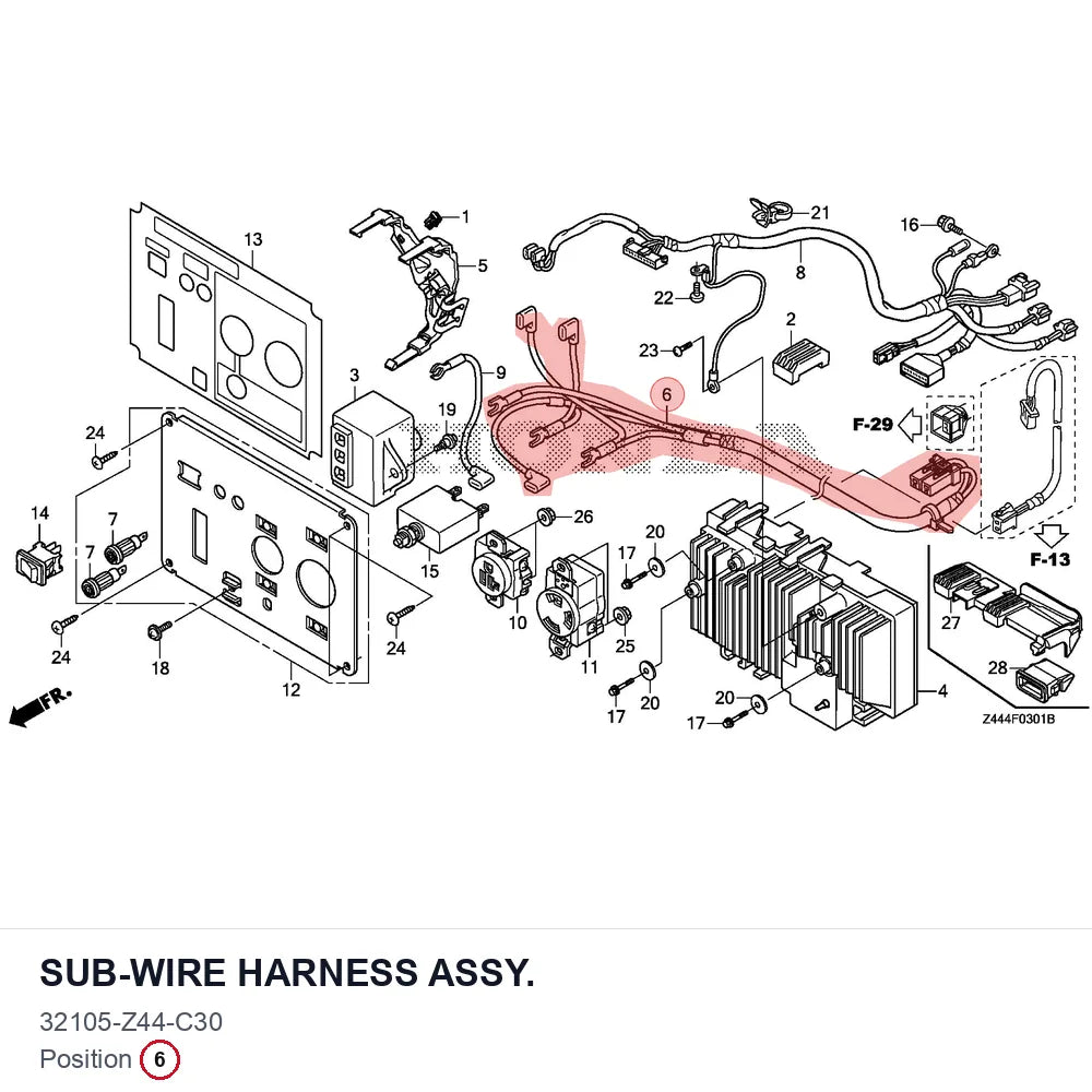 SUB-WIRE HARNESS ASSY.