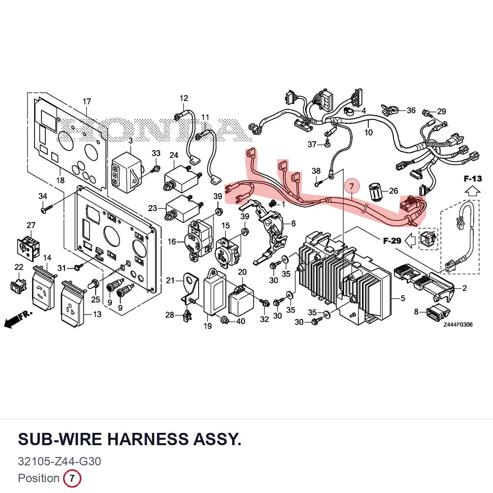 SUB-WIRE HARNESS ASSY.