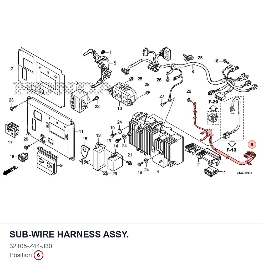 SUB-WIRE HARNESS ASSY.