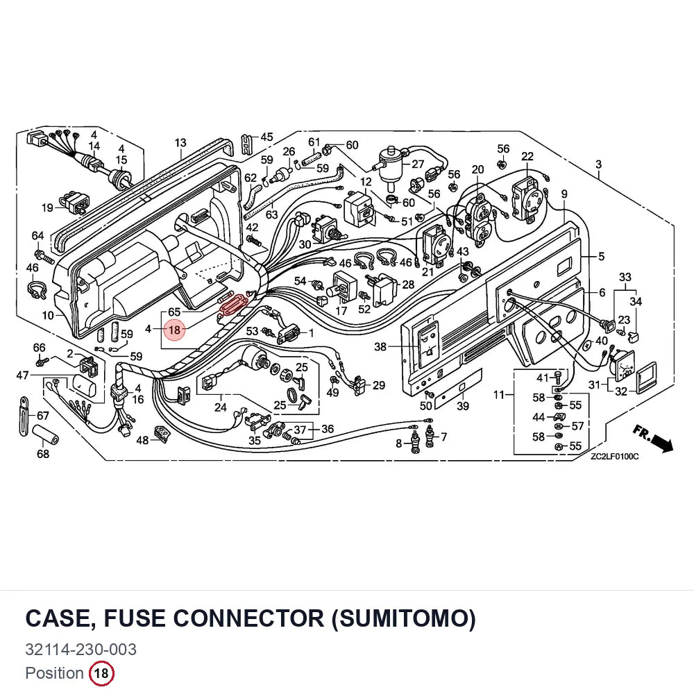 CASE, FUSE CONNECTOR (SUMITOMO)