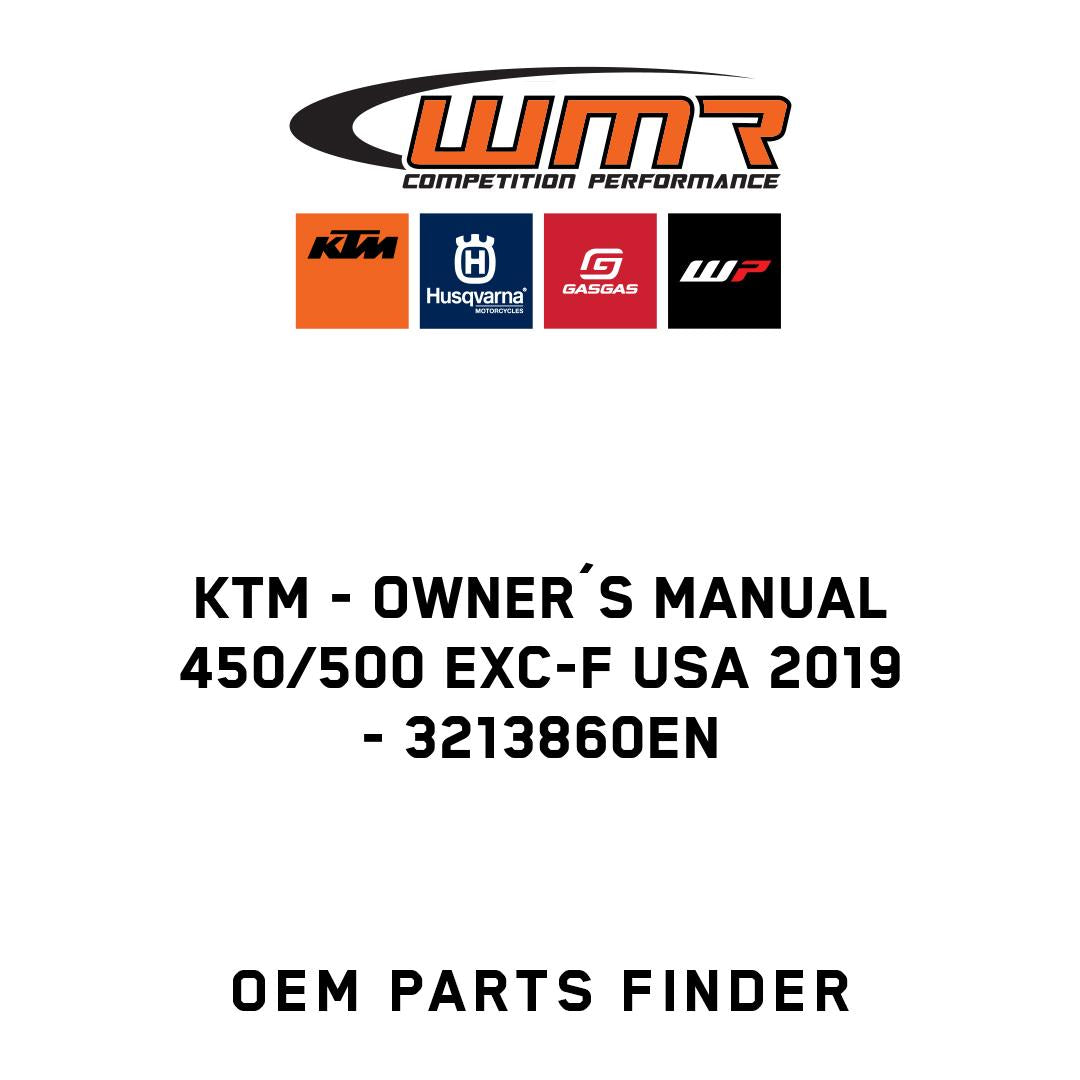 Owner´s Manual 450/500 EXC-F USA 2019