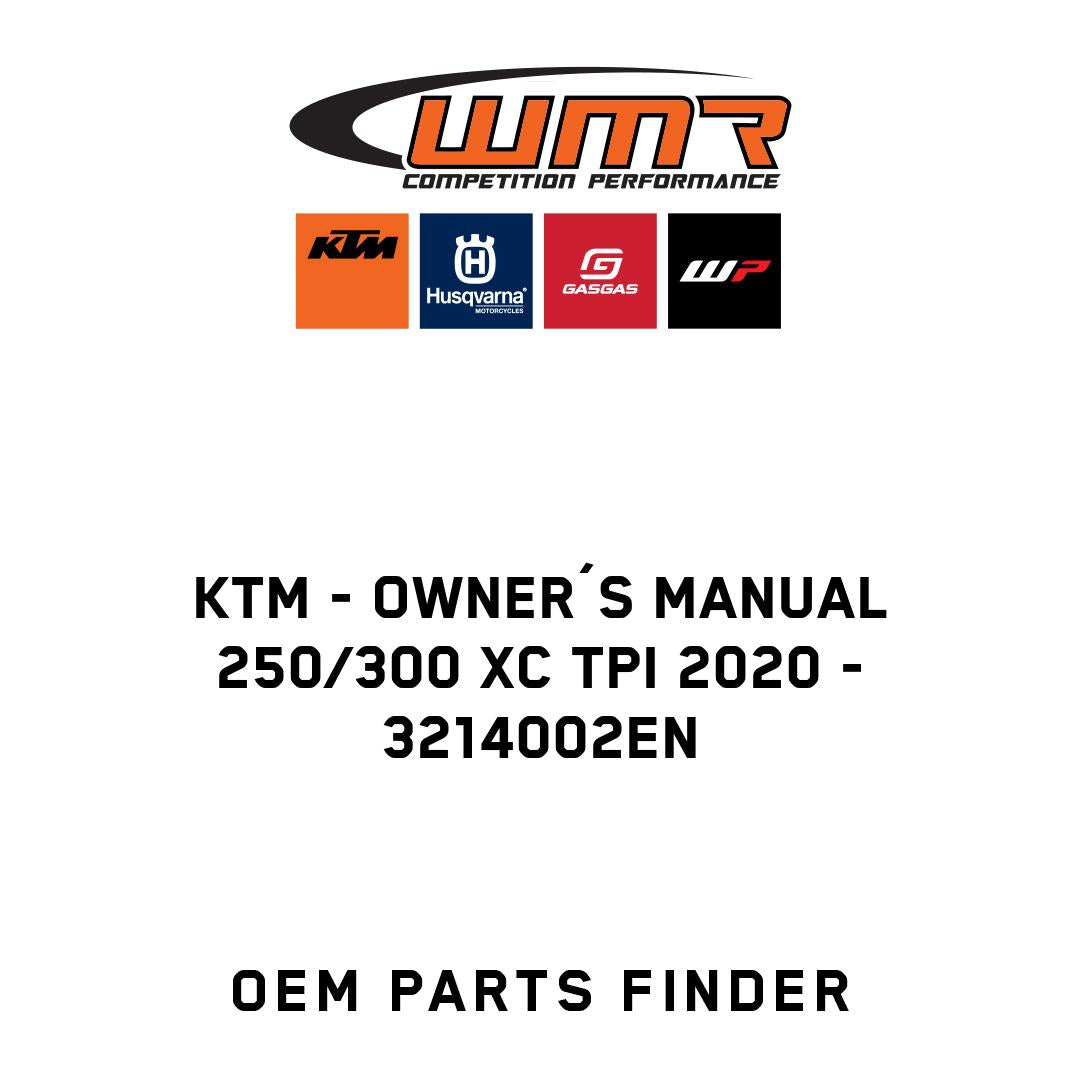 Owner´s manual 250/300 XC TPI 2020