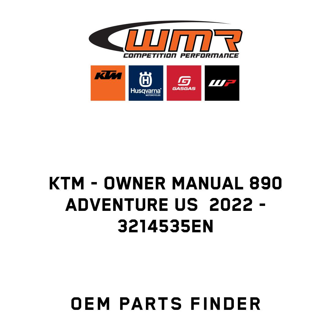 Owner Manual 890 Adventure US  2022
