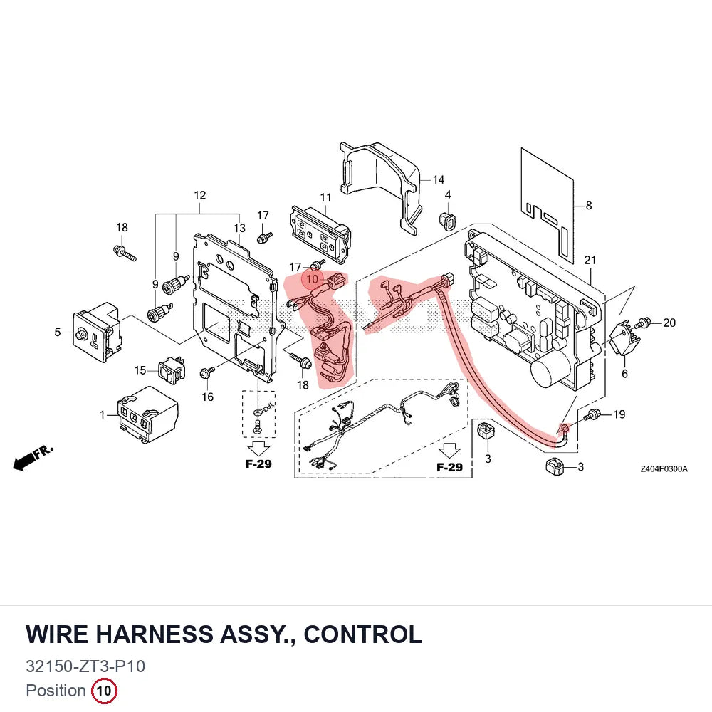 WIRE HARNESS ASSY., CONTROL