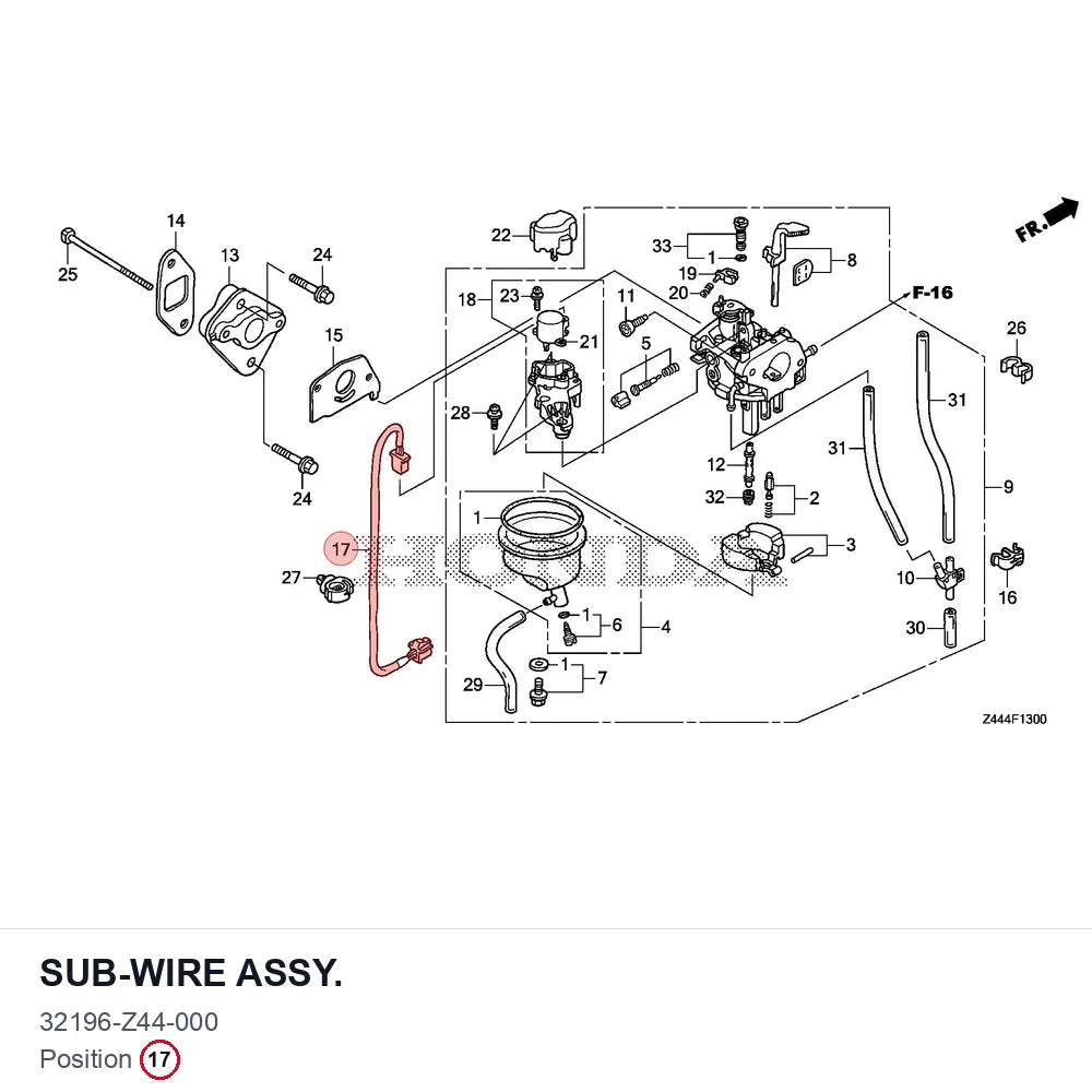 SUB-WIRE ASSY.