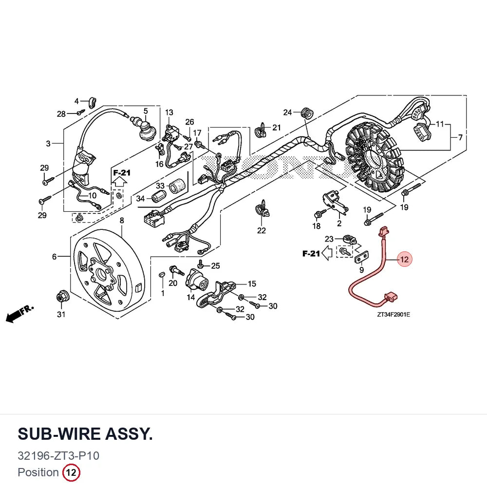 SUB-WIRE ASSY.