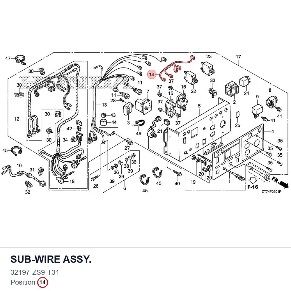 SUB-WIRE ASSY.