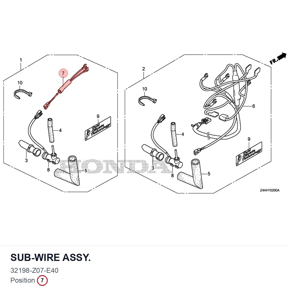 SUB-WIRE ASSY.