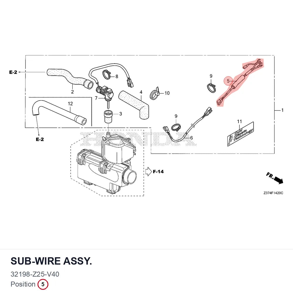 SUB-WIRE ASSY.