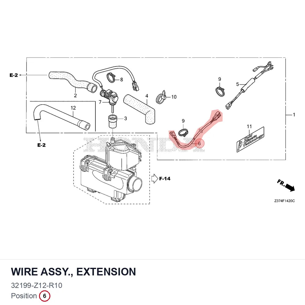 WIRE ASSY., EXTENSION