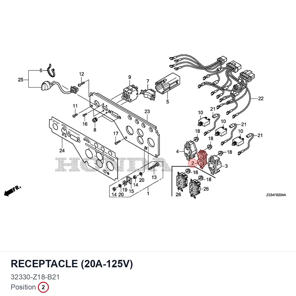 RECEPTACLE (20A-125V)