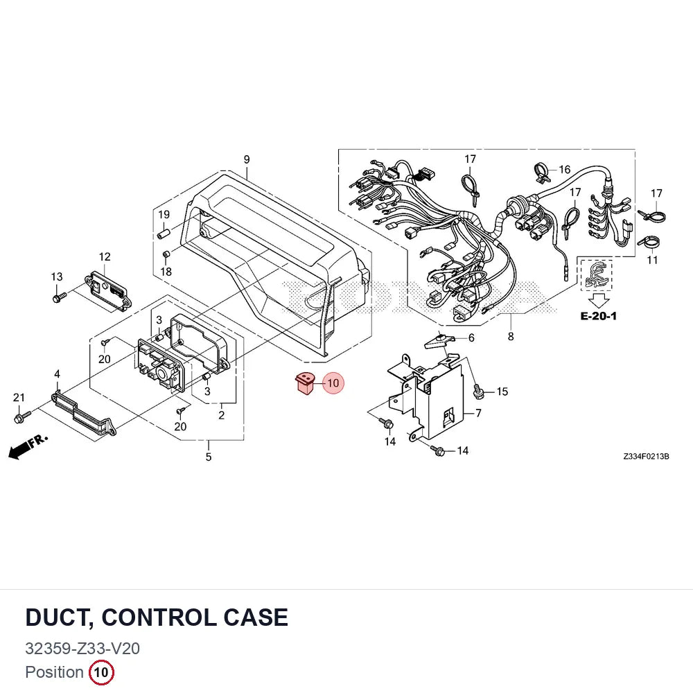 DUCT, CONTROL CASE
