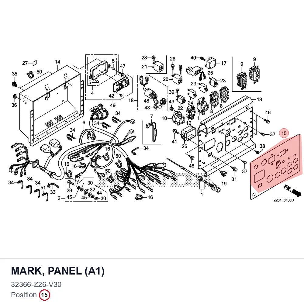 MARK, PANEL (A1)