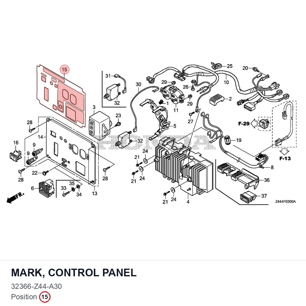 MARK, CONTROL PANEL
