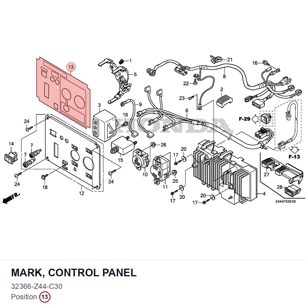 MARK, CONTROL PANEL